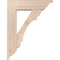 Ekena Millwork Olympic Traditional Smooth Bracket w/ Offset Brace, Douglas Fir, 7 1/2"W x 26"D x 34"H BKT0806X26X34OLY01SDF - alternate 3